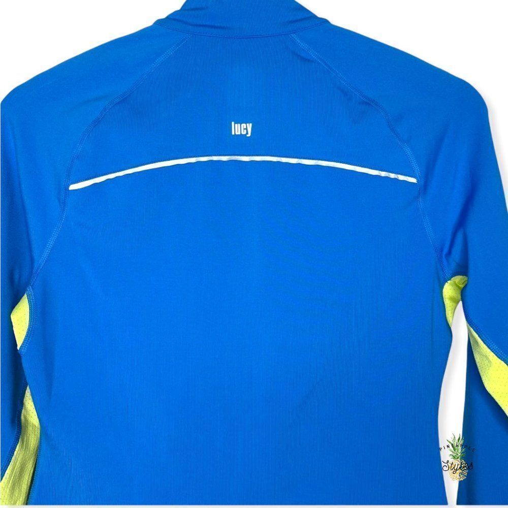 LUCY Blue Yellow Athletic Jacket  - Picture 8 of 9